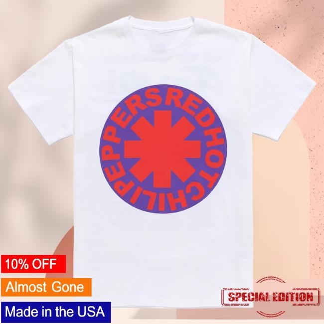 Official Red Hot Chili Peppers Classic Tour Popover Shirt 2024 - Purple/Red