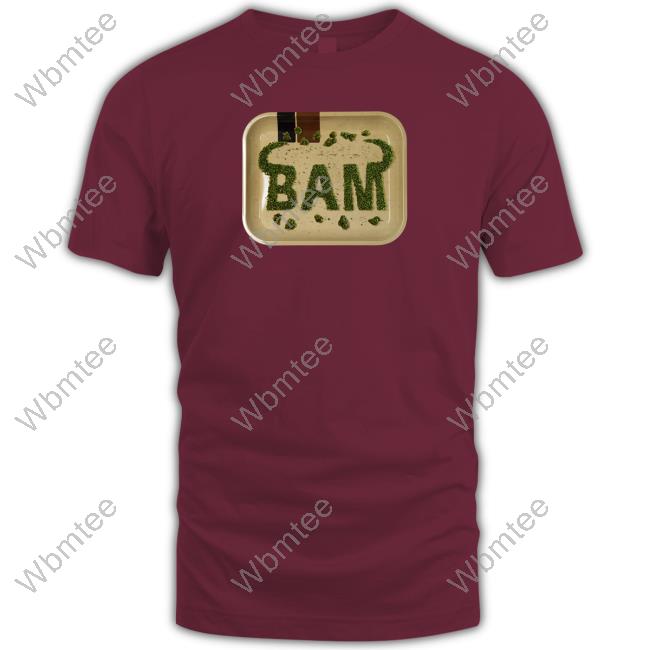 Kanel Joseph Merch BAM X 420 Rolling Tray T Shirts Kanel Joseph BAM X 420 Rolling Tray Hooded Sweatshirt