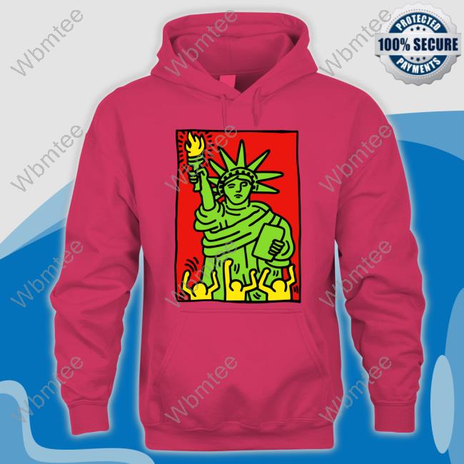 SPRZ NY Keith Haring New York Statue of Liberty Tee Shirt