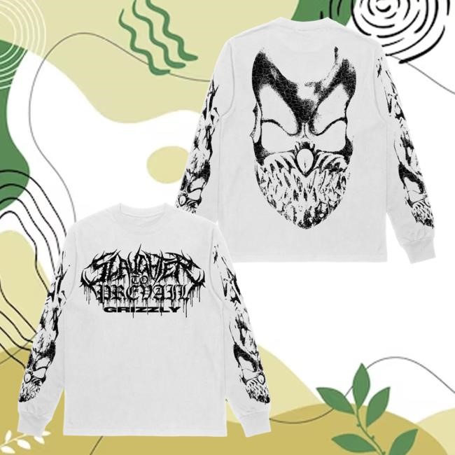 Slaughter to Prevail - White Flame Grizzly - L/S Tee