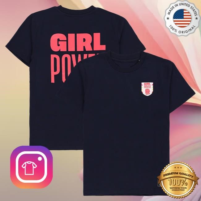 Official Spice Girls Merch Store Red Roses x Spice Girls Standard Fit Navy Tshirt