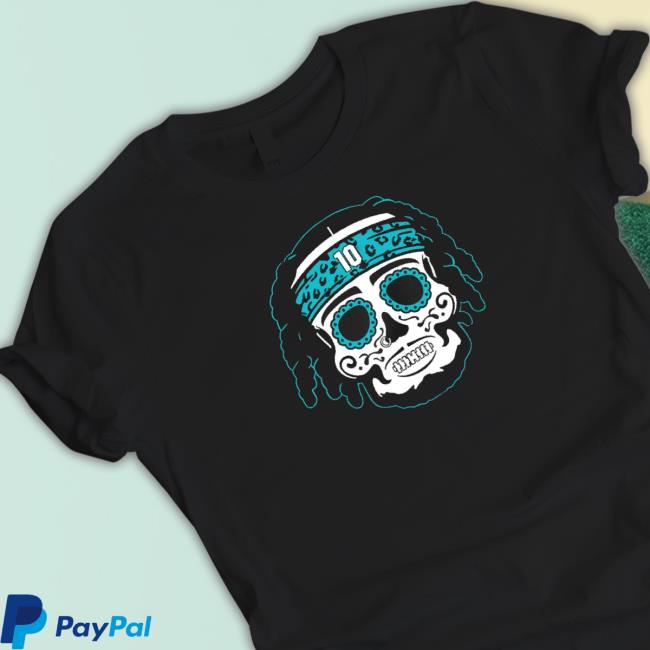 Tyreek Hill Miami Dolphins Sugar Skull 2022 Tee