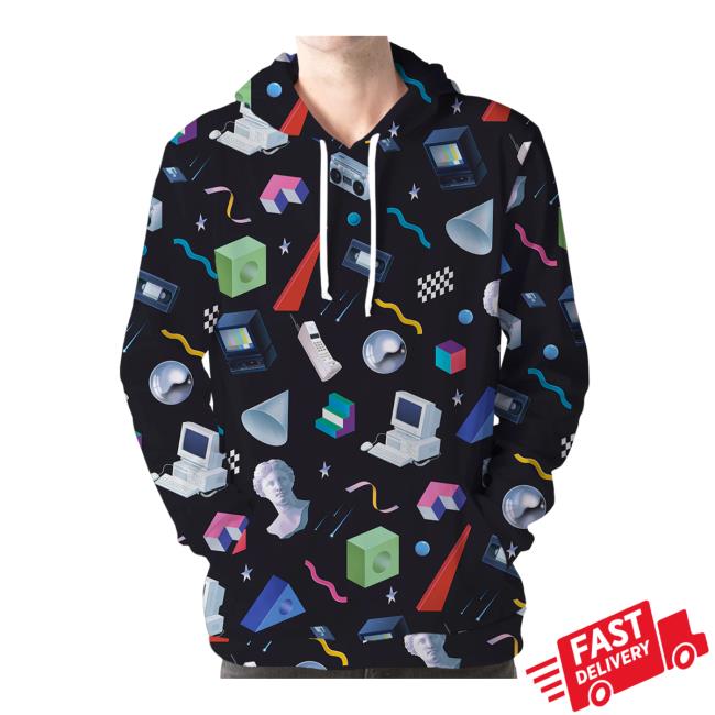 Official Vapor95 Clothing Store Shapes & Forms Sweatshirts 3D All Over Print