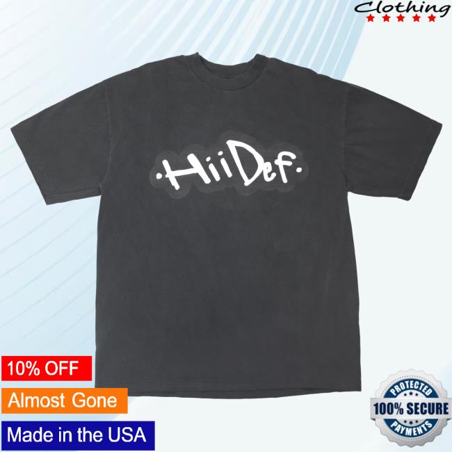 Official Hii-Def 3M Reflective Logo Shirt New