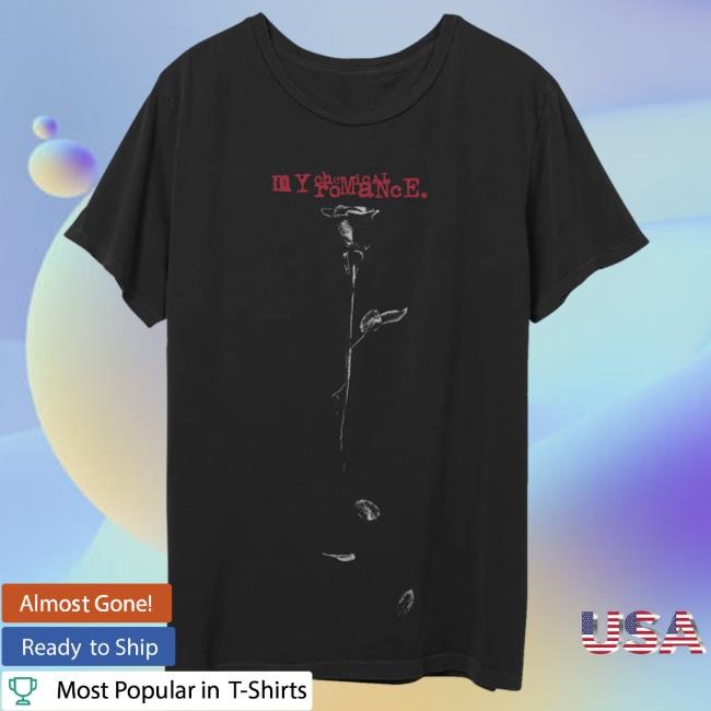 Official My Chemical Romance Dying Rose Shirt 2024