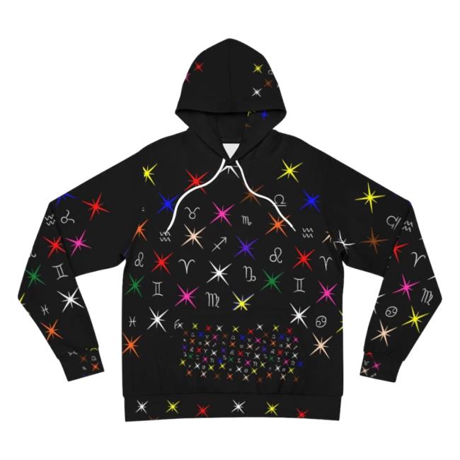 Official Signshirtz Clothing Merch Constellations Design - Black Large Aop T-Shirt 3D All Over Print