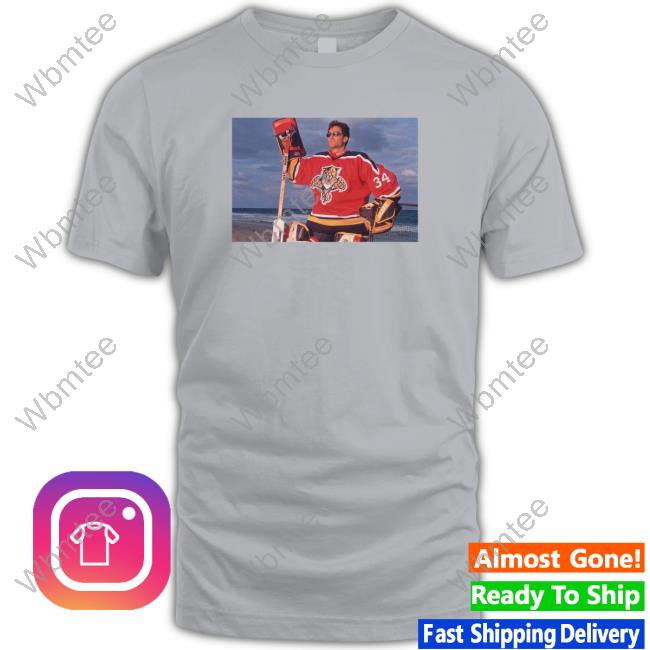 Official John Vanbiesbrouck For The Florida Panthers Long Sleeve Tee