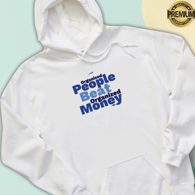 Official Ilhan Omar Merch Store Organized People Beat Organized Money White Shirt Ilhanomar