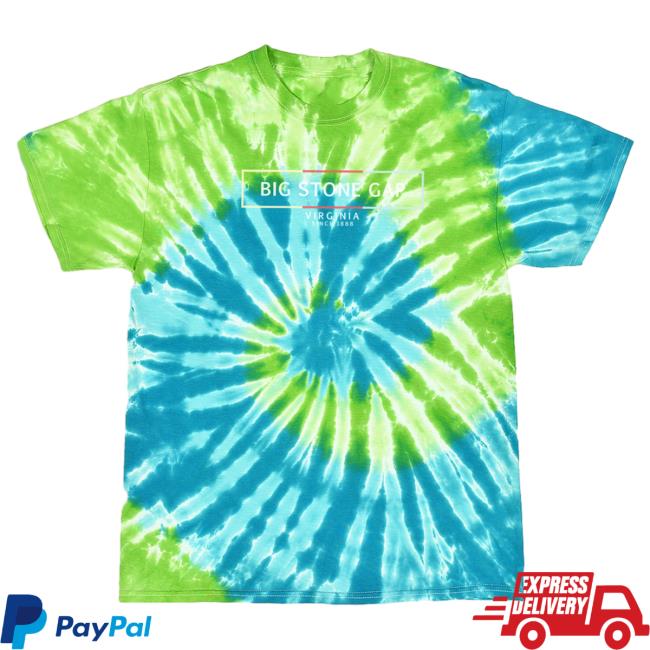 Official Hometown Apparel Clothing Merch Big Stone Gap Virginia Artbox Tie-Dye T-Shirt S - 5XL Tie Dye St. Lucia