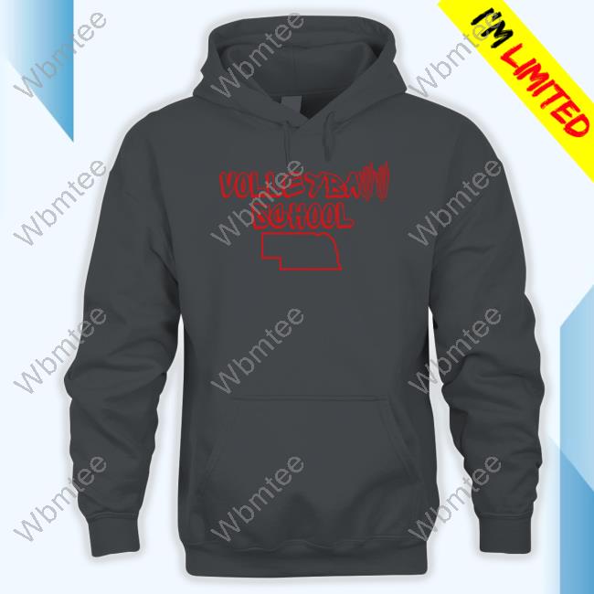 Husk Guys Store Nebraska Volleyball School Sweatshirt Nebraska Volleyball School Long Sleeve Tee