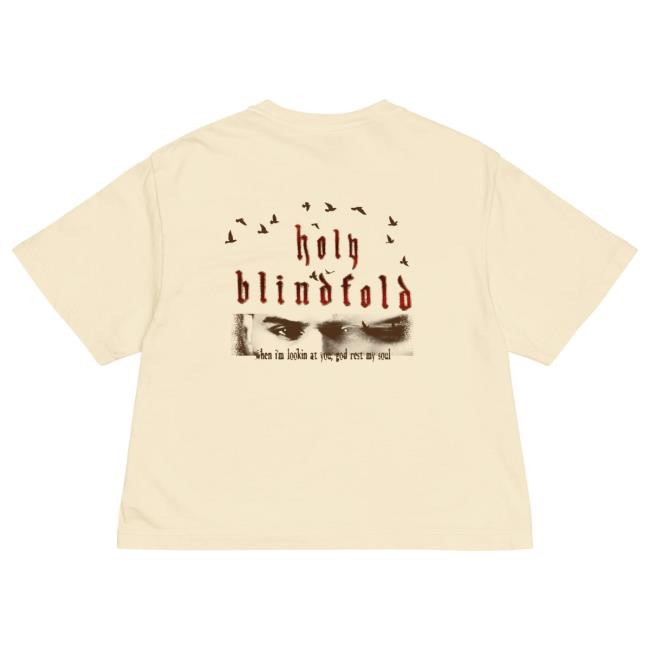 Chris Brown Holy Blindfold Women's Heavyweight Boxy T Shirt
