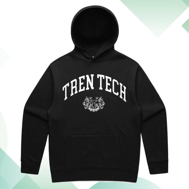 Official Tren Tech Merch Crewneck Sweatshirt / Barbell Dog