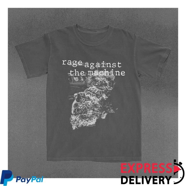 Rage Merch Store Ratm Cover Tracklist Short Sleeve TShirt Rage Against The Machine Bentley Clothing Shop Apparel