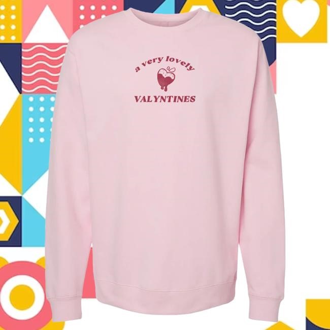 Official Lyn Lapid Merch Store Shop Lyn Lapid Limited Edition Valyntines Day Crew neck Sweatshirt