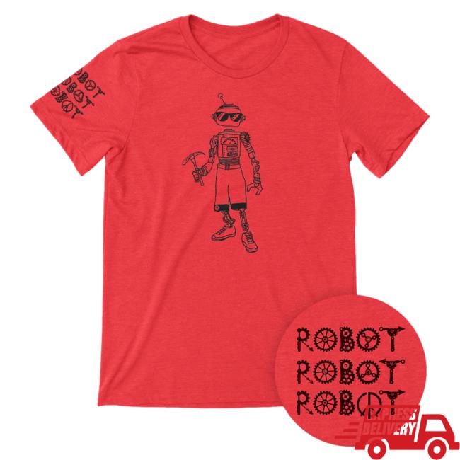 Official Drawfee Merch Store Dftba Robot, Robot, Robot Popover Shirt