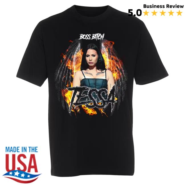 Official Tessa Merch Tessa Boss Bitch, Økologisk Hoodie