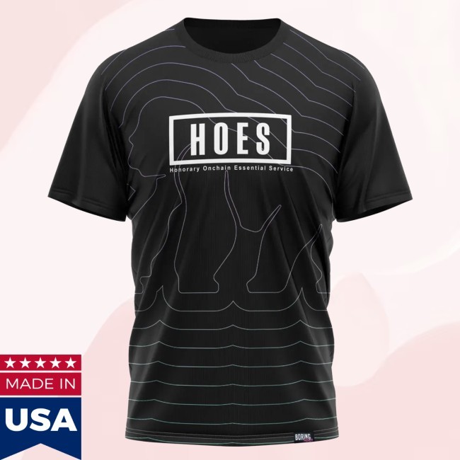 Official Hoes Tech Shirt - Boring Merch