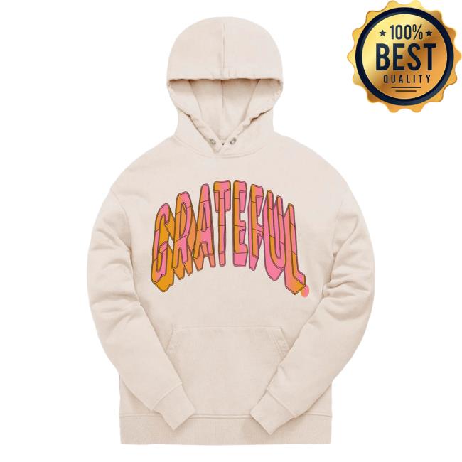 Official Grateful Apparel Clothing Grateful Retro Arch Sweatshirts Bone Grateful Merch Store Shop