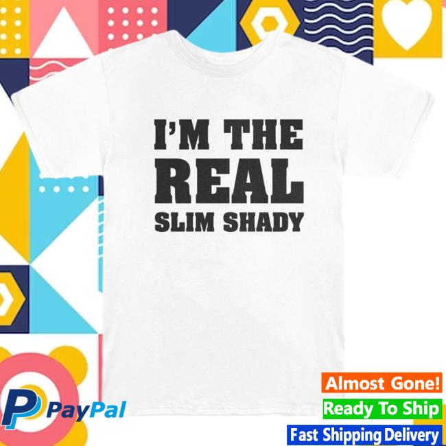 Official Eminem Merch Store Slim Shady Eminem I'm The Real Slim Shady New Shirt Eminem Apparel Clothing Shop SlimShady