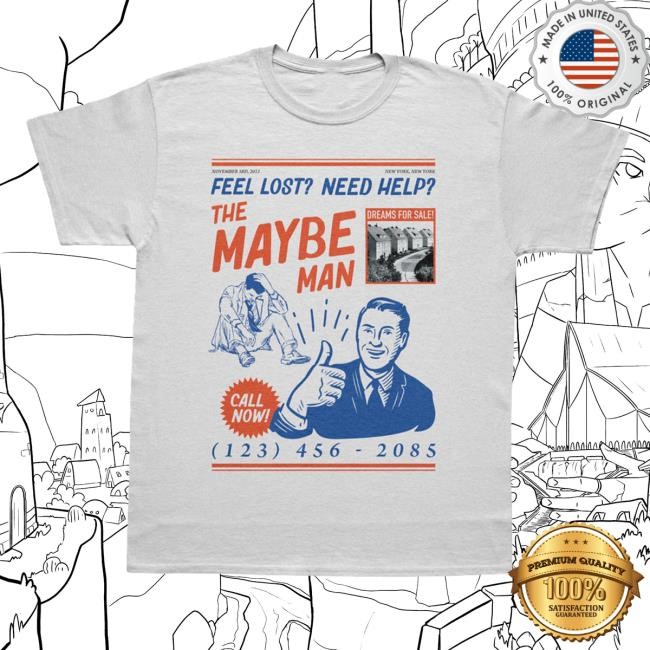 The Maybe Man Retro Ad New Shirt - AJR Merch Shop | Ajrbrothers Clothing Apparel