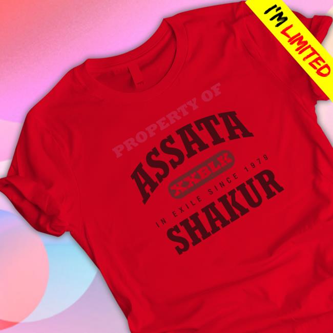 Official Assata Shakur Red T-Shirt