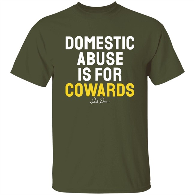 Derek Brunson Merch Domestic Abuse Is For Cowards Shirt Derek Brunson Merch Domestic Abuse Is For Cowards Shirt