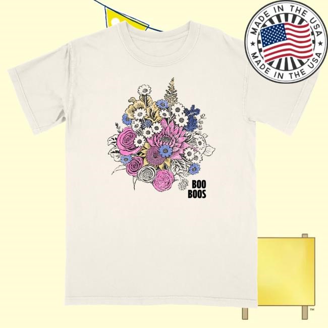 Official Hello Merch Boo Boos Flowers Tees HelloMerch