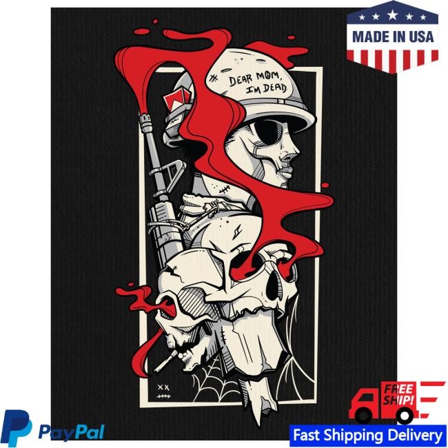 Official Dear Mom I'm Dead Shop Burn Out | Sweater Red Dearmomimdead