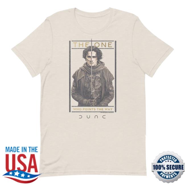 Dune Merch Store Dune The One Who Points The Way Adult Top Shirt Dune Clothing Shop Apparel Official Legendary