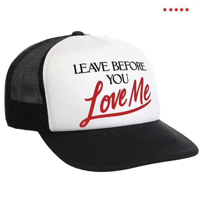 Shop Marshmello Leave Before You Love Me Trucker Hat Style