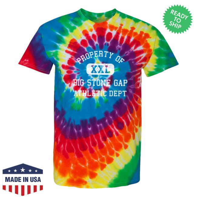 Official Hometown Apparel Clothing Merch Big Stone Gap Virginia Athletic Dept Tie Dye T Shirt Michelangelo