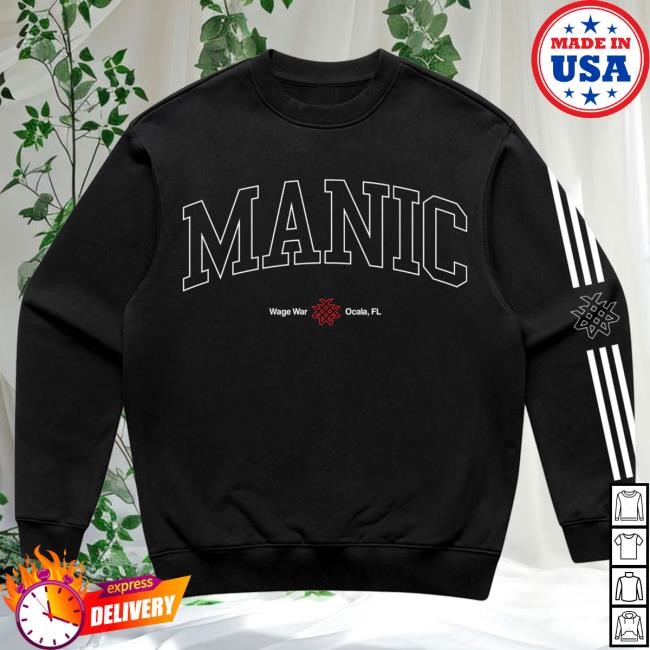 Official Wage War Merch Store Wage War Varsity Crewneck (Black)
