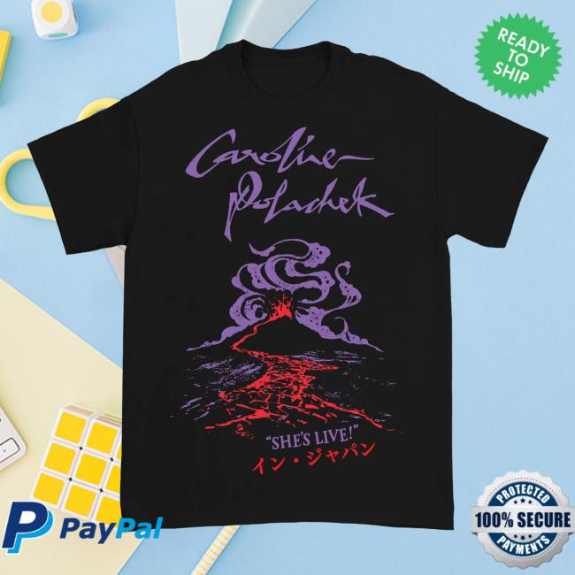 Official Caroline Polachek Music Merch Store Volcano Spiraling Japanese Shirts Carolineplz