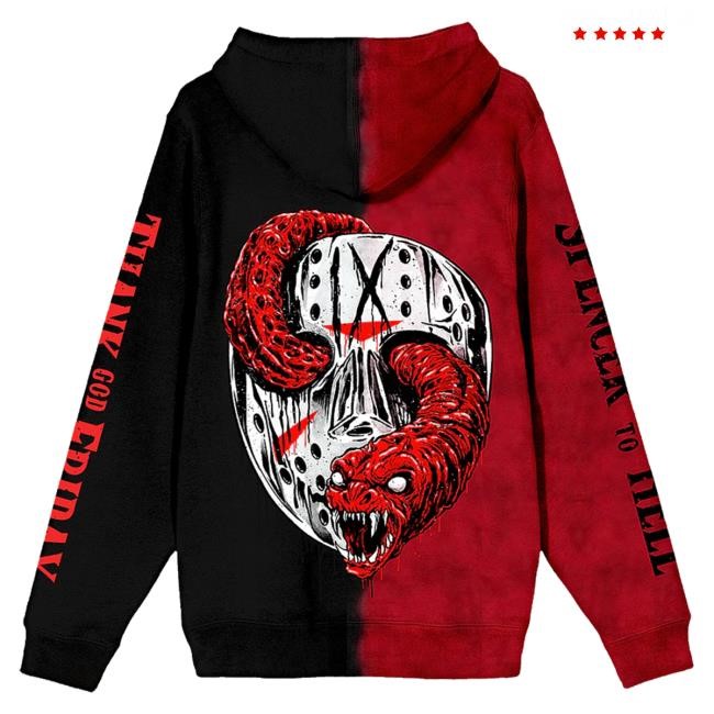 Official Ice Nine Kills Merch Store Spencer Goes To Hell Split Dye Attractive Hoodie Ink Merch IceNineKills