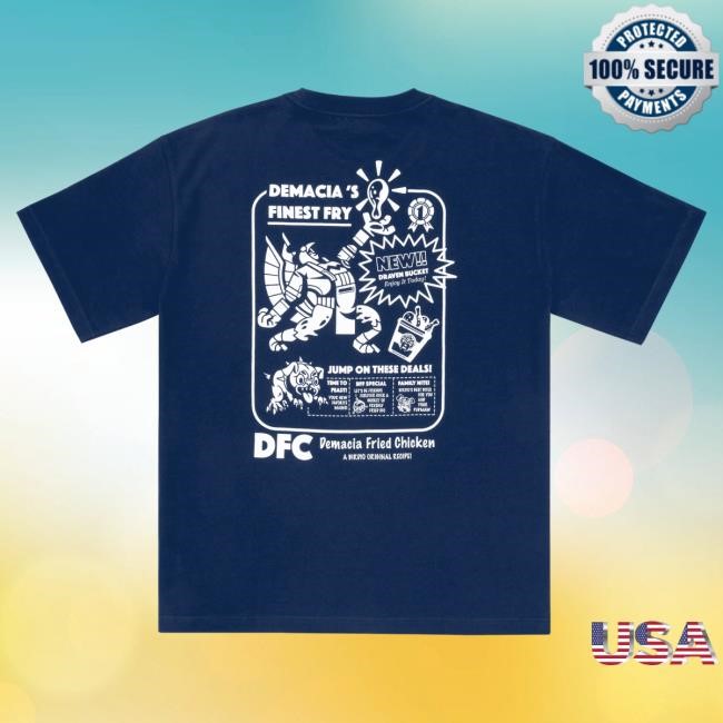 Riot Games Merch Demacian Fried Chicken Birdio Shirts RiotGames