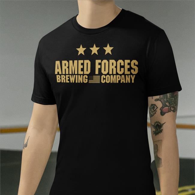 Armed Forces Brewing Company Shirt Black
