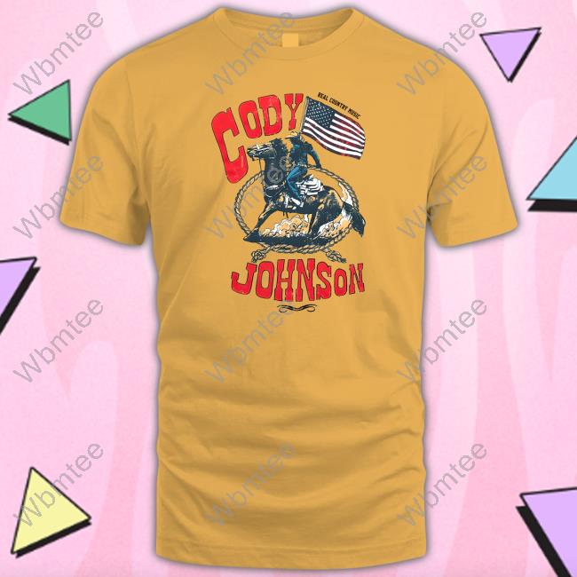 Cody Johnson Merch Real Country Music Rodeo Shirt