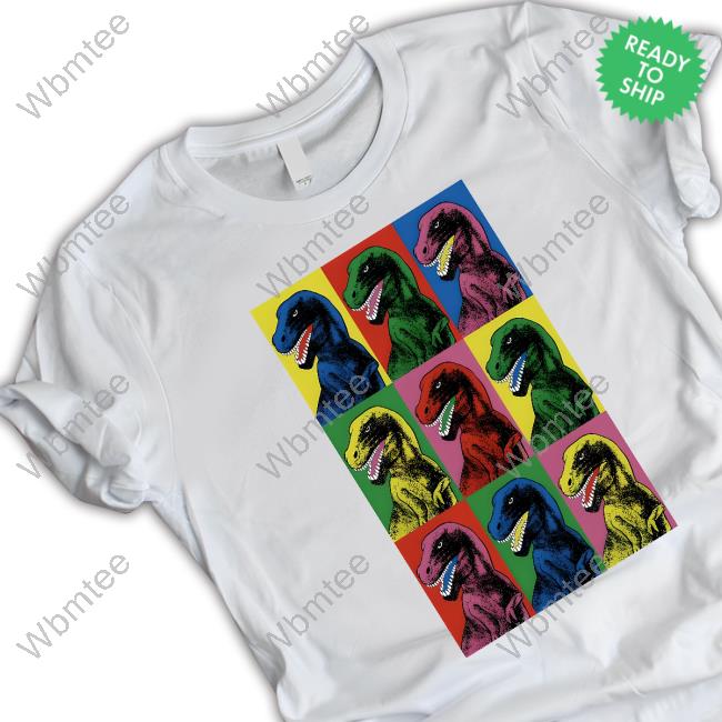 Official Steven Spielberg Dinosaur Pop Art Tee