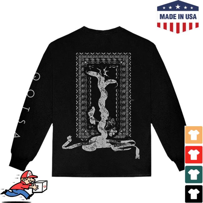 Queens Of The Stone Age Merch Snake Bite Long Sleeve Queens Of The Stone Age Merch Snake Bite Long Sleeve