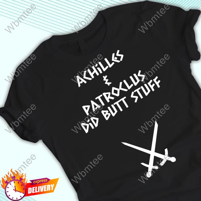 Sacha Coward Achilles & Patroclus Did Butt Stuff Long Sleeved T Shirt