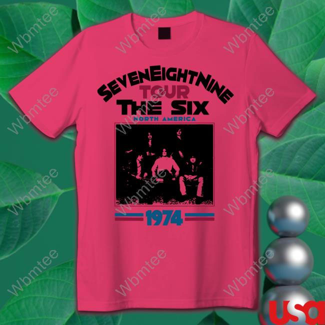 Official Seven Eight Nine Tour The Six North America 1974 Long Sleeve T-Shirt