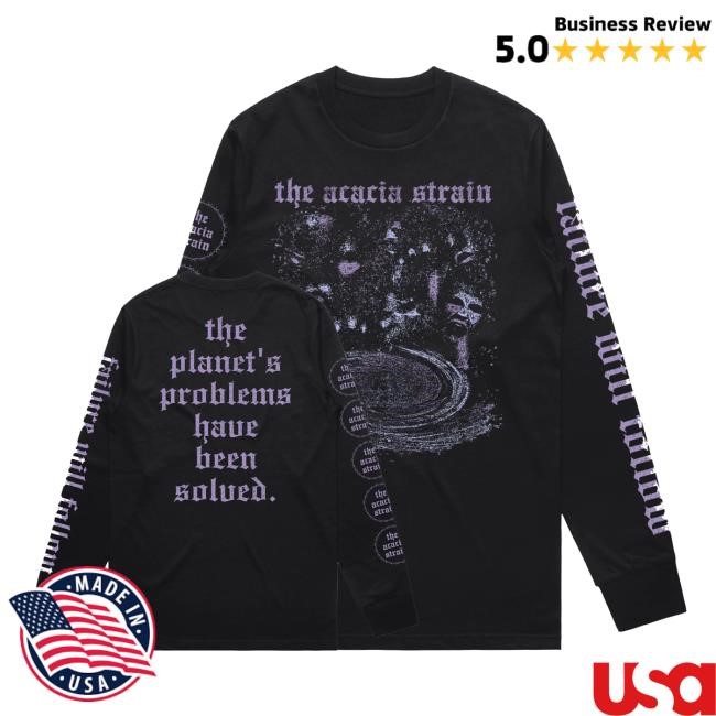 The Acacia Strain Problems Solved L/S Shirt The Acacia Strain Merch