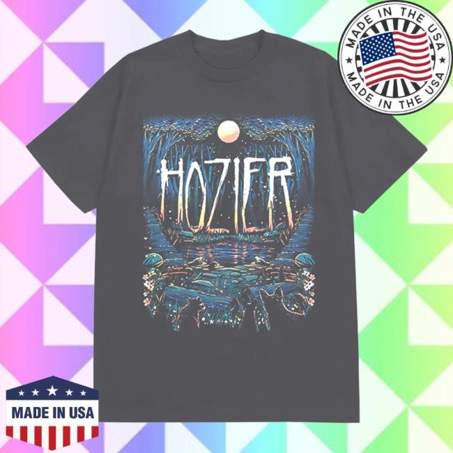 Official Hozier Clothing Store Bonner Springs August 9 Show Tee - Hozier