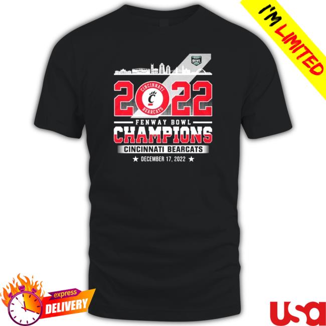 Cincinnati Bengals 2022 Fenway Bowl Champions Shirt