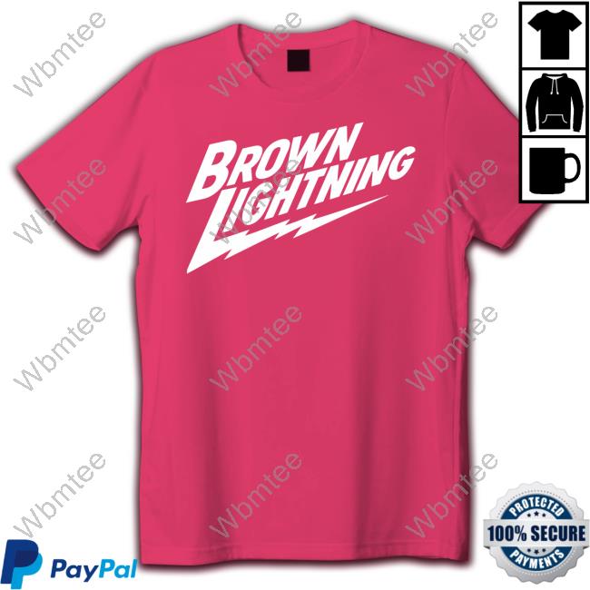 Lamorne Shop Brown Lightning Long Sleeve Shirt