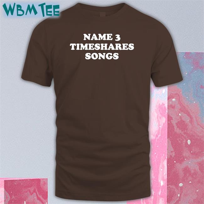 Timeshares Music Name 3 Timeshares Songs Sweatshirts
