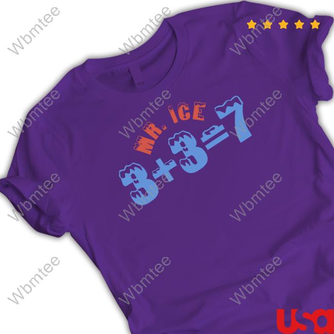 Barstool Sports Elio Imbornone Mr Ice 3+3=7 Tee Shirt
