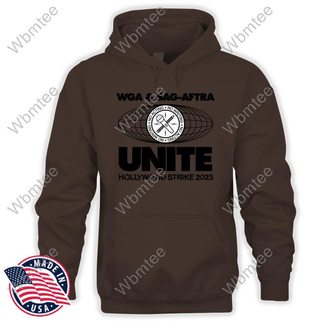 Official Transfigure Print Co Wga & Sag-Aftra Unite Hollywood Strike 2023 Hoodie