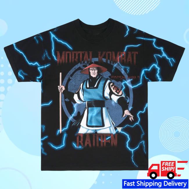 Official Hypland Clothing Merch Store Mk Raiden Thunder Shirt (Black)