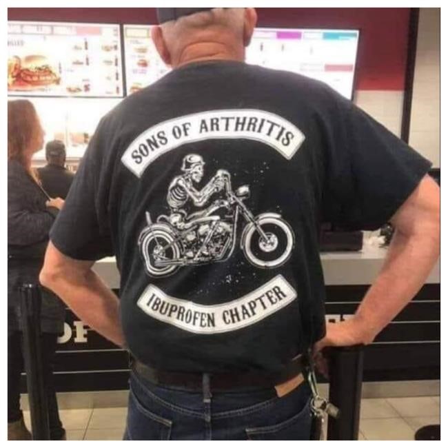Sons Of Arthritis Ibuprofen Chapter Classic T Shirt